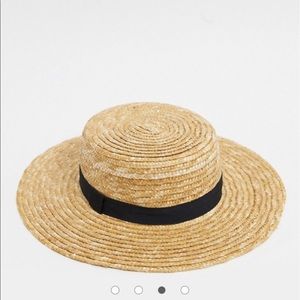 ASOS Straw boater hat